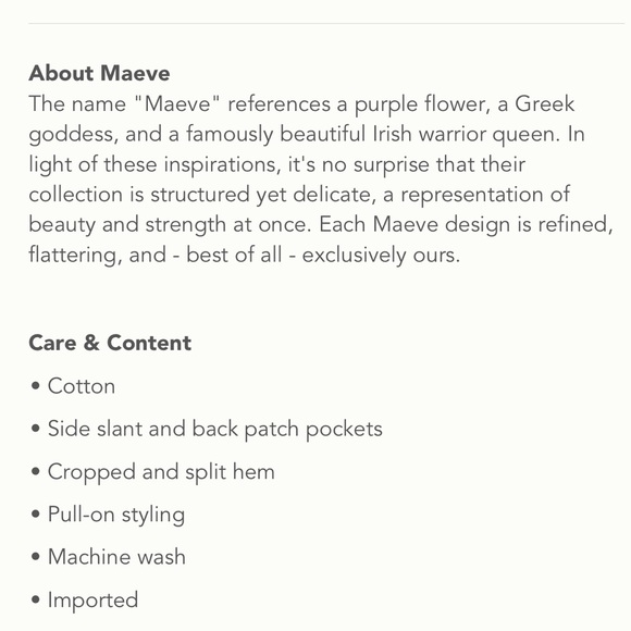 ANTHROPOLOGIE MAEVE CROPPED WIDE-LEG PANTS - Picture 13 of 13